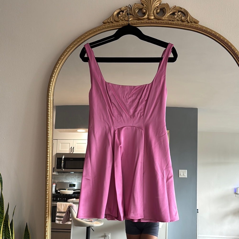 Free People Pink Backless Dress